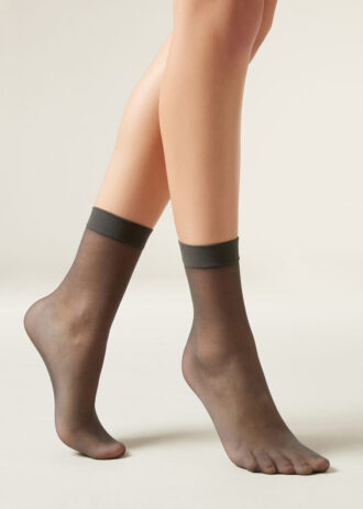 20-Den-Transparente Socken