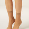 20-Den-Transparente Socken