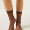20-Den-Transparente Socken