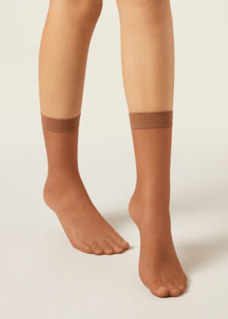 20-Den-Transparente Socken