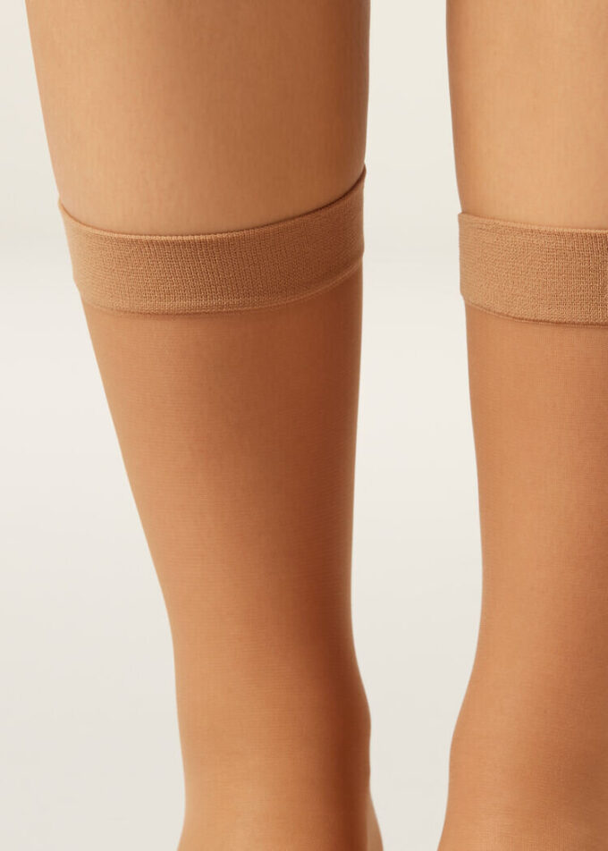 20-Den-Transparente Socken