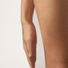 20-Den-Transparente Strumpfhose mit Naht hinten