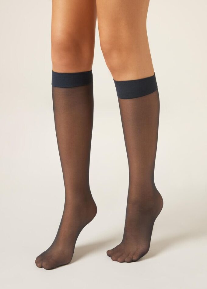 20 Denier Comfort Cuff Kniestrümpfe