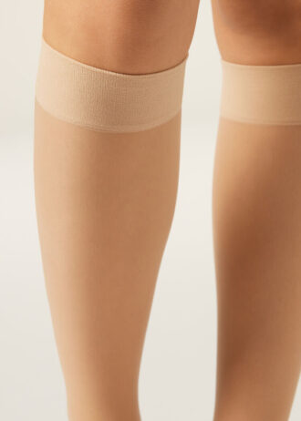 20 Denier Comfort Cuff Kniestrümpfe