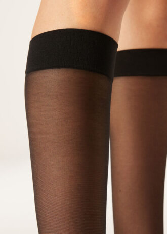 20 Denier Comfort Cuff Kniestrümpfe