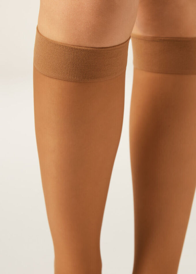 20 Denier Comfort Cuff Kniestrümpfe