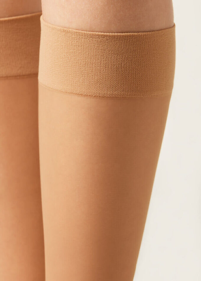 20 Denier Comfort Cuff Kniestrümpfe