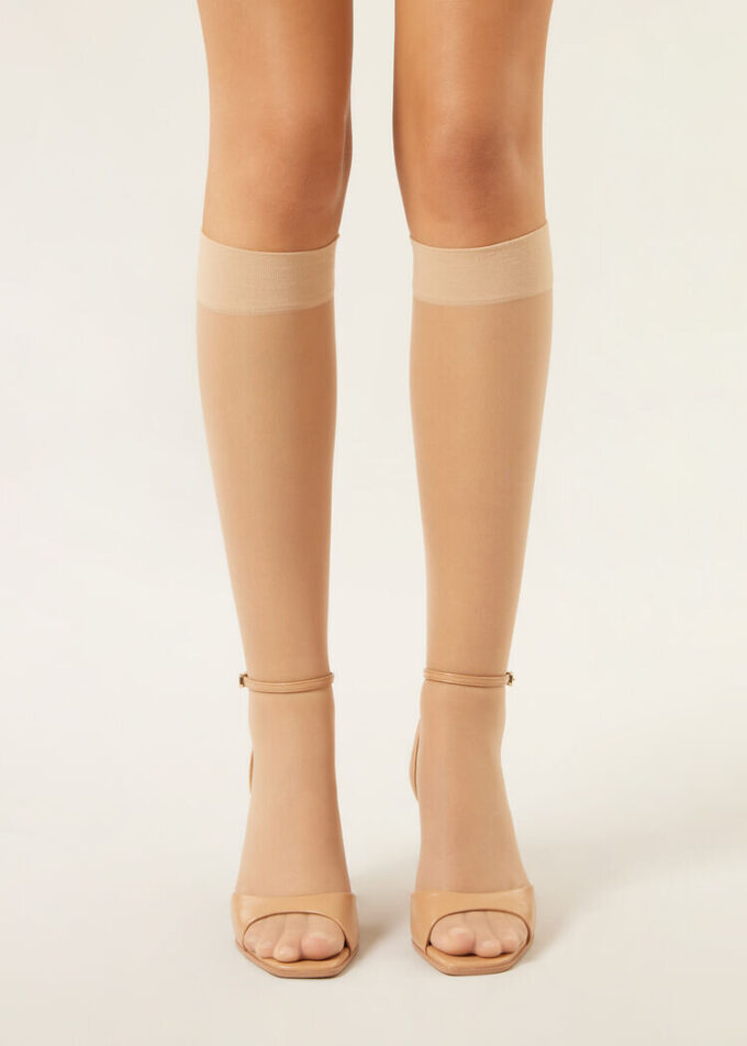20 Denier Comfort Cuff Kniestrümpfe