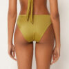 Badehose mit hoher Taille aus glänzendem Satin
