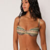 Balconette-Bikinioberteil Elegant Ethnic