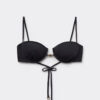 Balconette-Bikinioberteil, minimalistische Passform