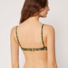 Balconette-Bikinioberteil Natural Tie-Dye