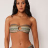 Bandeau-Bikini-Oberteil, elegant, ethnisch