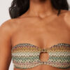 Bandeau-Bikini-Oberteil, elegant, ethnisch