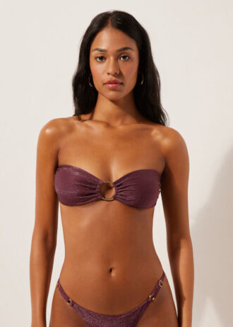 Bandeau-Bikini-Oberteil Golden Glow