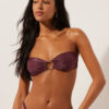 Bandeau-Bikini-Oberteil Golden Glow