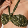 Bandeau-Bikini-Oberteil „Natural Tie-Dye“
