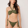 Bandeau-Bikini-Oberteil „Natural Tie-Dye“
