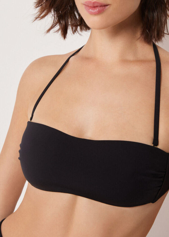 Bandeau-Bikini-Oberteil Premium Fit