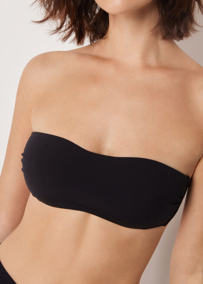 Bandeau-Bikini-Oberteil Premium Fit