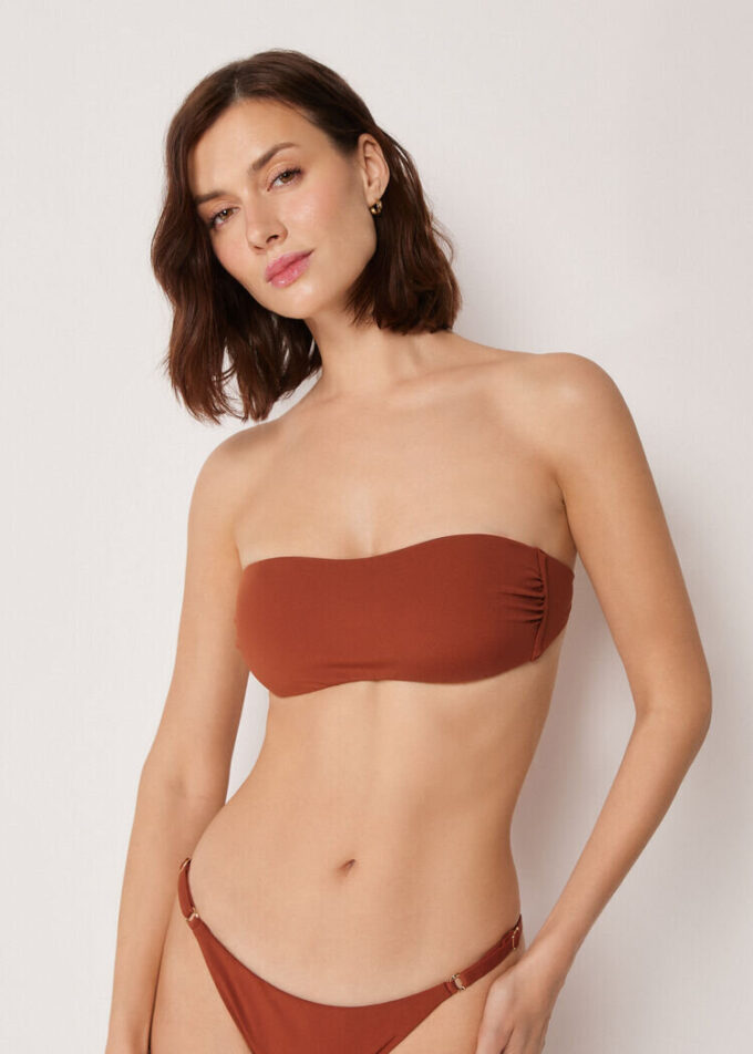 Bandeau-Bikini-Oberteil Premium Fit