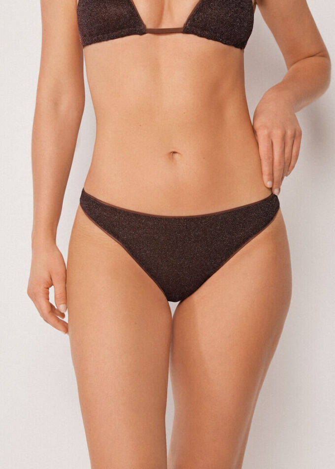 Bikini-Hose Metallic Glow