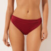 Bikini-Höschen aus glänzendem Satin