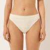 Bikini-Höschen aus glänzendem Satin