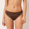 Bikini-Höschen aus glänzendem Satin