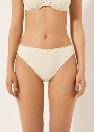 Bikini-Höschen aus glänzendem Satin