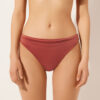 Bikini-Höschen aus glänzendem Satin