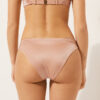 Bikini-Höschen aus glänzendem Satin