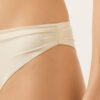 Bikini-Höschen aus glänzendem Satin