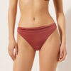 Bikini-Höschen aus glänzendem Satin