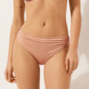 Bikini-Höschen aus glänzendem Satin
