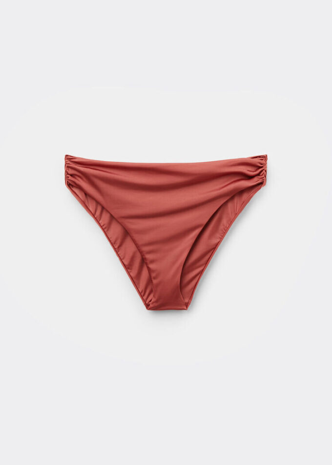 Bikini-Höschen aus glänzendem Satin