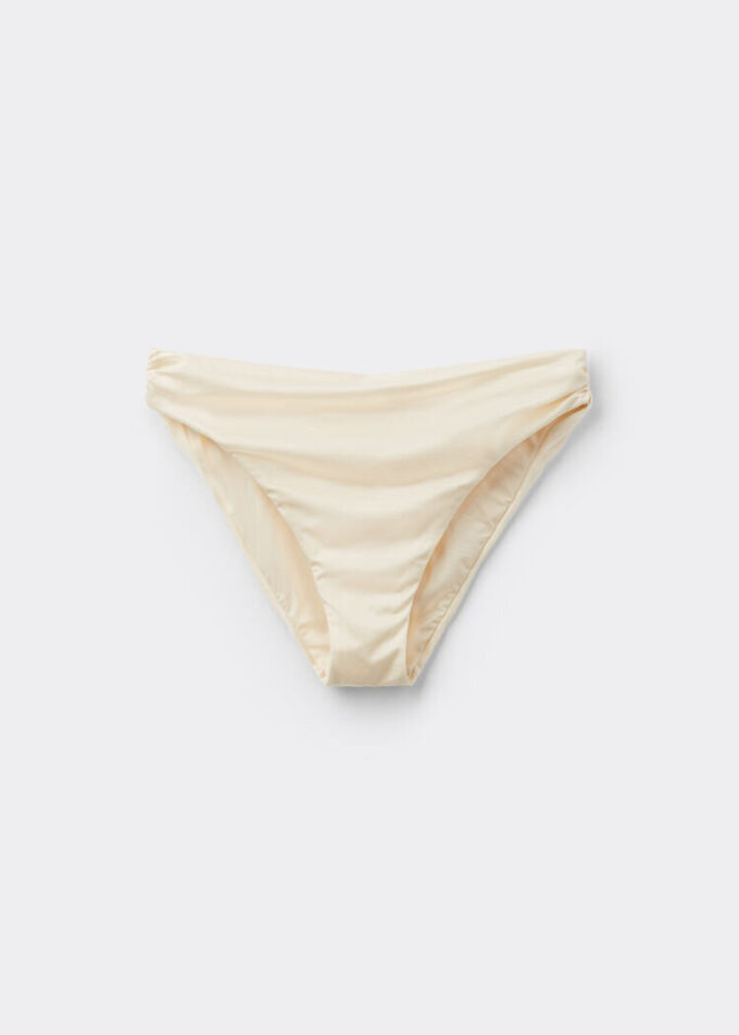 Bikini-Höschen aus glänzendem Satin
