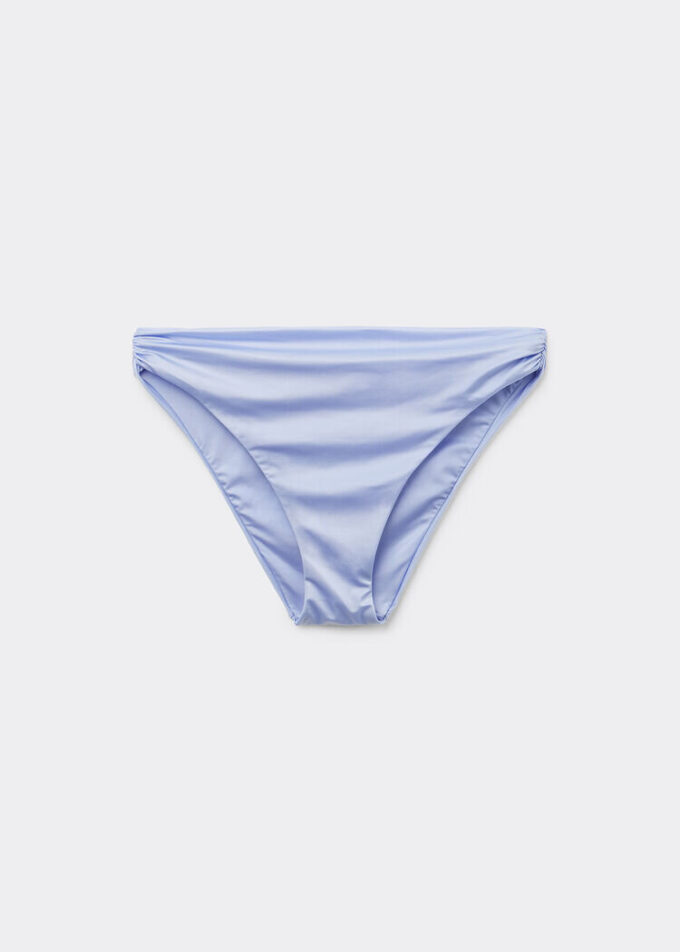 Bikini-Höschen aus glänzendem Satin