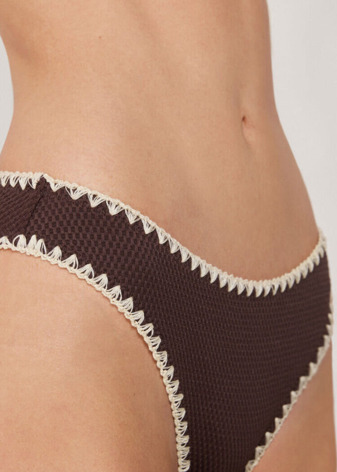 Bikini-Höschen „Bicolor Embroidery“