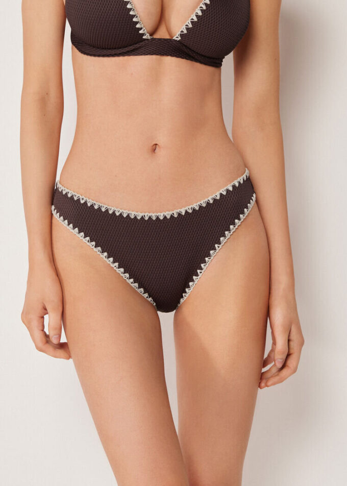 Bikini-Höschen „Bicolor Embroidery“