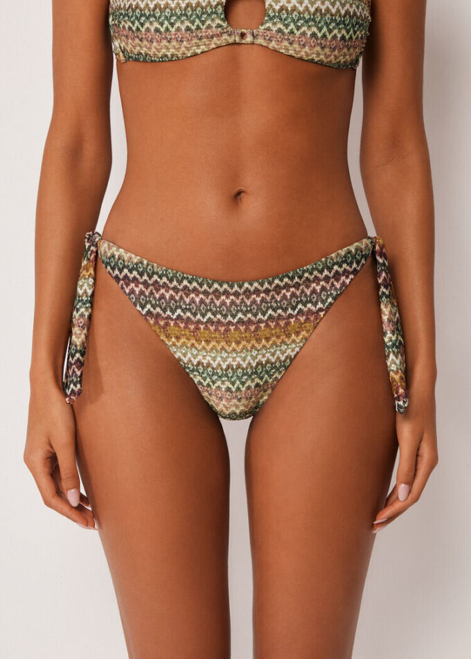 Bikini-Höschen mit Bindeband „Elegant Ethnic“