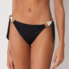 Bikini-Höschen mit Bindebändern, elegant, zweifarbig