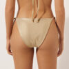 Bikini-Höschen mit Bindebändern „Gold Waves“