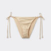 Bikini-Höschen mit Bindebändern „Gold Waves“
