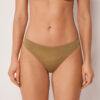 Bikini-Höschen mit raffiniertem Glanz