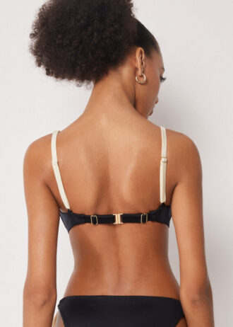 Bikini-Oberteil im Tank-Stil, elegant, zweifarbig