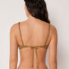 Bikini-Oberteil im Tank-Stil mit raffiniertem Glanz