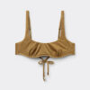 Bikini-Oberteil im Tank-Stil mit raffiniertem Glanz