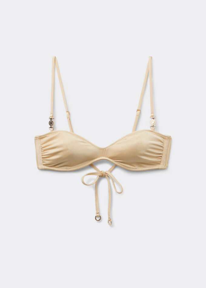 Bikini-Oberteil im Tank-Style, minimalistische Passform