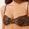 Bikini-Tanktop mit Wildtier-Print